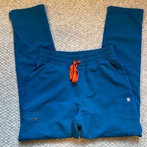 Figs high waisted yola - alps blue - small